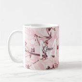 Monogram Roos Flower Coffee Mok (Links)