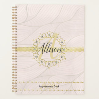 Monogram Roos Gold 2025 Afspraakboek Planner