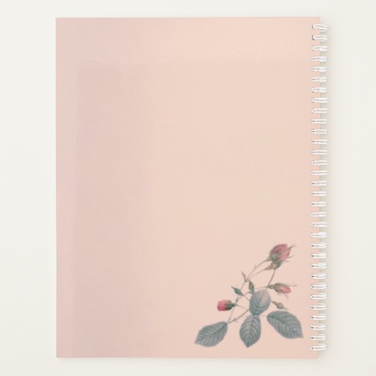 Monogram Roos Gold Afspraak 2025 Planner (Achterkant)