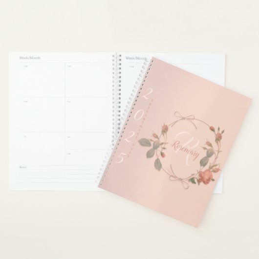 Monogram Roos Gold Afspraak 2025 Planner (Display)
