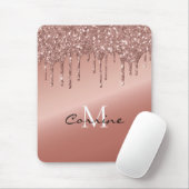 Monogram Roos Gold Driving Glitter Metallic Muismat (Met muis)