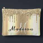 Monogram Roos Gouden Glitter Look Drips Girly Etui<br><div class="desc">Dit ontwerp kan op het gebied worden gepersonaliseerd dat door de foto en/of tekst te veranderen wordt verstrekt. Of het kan worden aangepast door te klikken deze Sjabloon personaliseert en dan de klik te kiezen om verdere optie aan te passen en de kleur van de achtergrond te schrappen of te...</div>