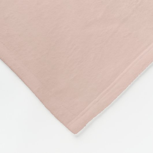 Monogram roos gouden sterren fleece deken (Hoek)