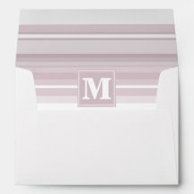 Monogram roos kwartsstrepen