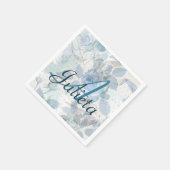 Monogram Roos patroon Servet (Hoek)