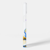 Monogram Royal Blue Abstract Case-Mate iPhone Case (Achterkant / Rechts)