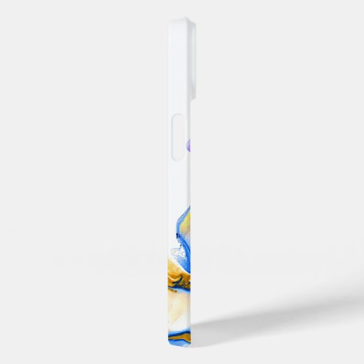 Monogram Royal Blue Abstract Case-Mate iPhone Case (Achterkant / Rechts)