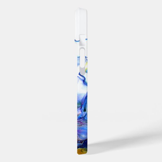 Monogram Royal Blue Abstract Case-Mate iPhone Case (Achterkant / Links)