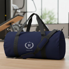 Monogram Royal Blue Stijlvol Modern Minimalistisch Plunjezak