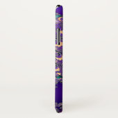 Monogram Royal Paars Fractal Hoesje (Achterkant / rechts)