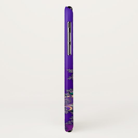 Monogram Royal Paars Fractal Hoesje (Achterkant/links)