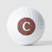 Monogram Royal Stewart Tartan Waarde 3 pk Golfballen (Voorkant)