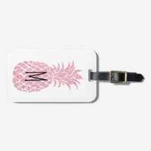 monogram roze anananas