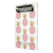 Monogram Roze Ananas Mini Klembord (Angled2)