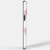 Monogram Roze Aquarel Spat Hintergrund Case-Mate iPhone Case (Achterkant / Rechts)
