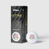 Monogram Roze Argyle Preppy Golfballen (Verpakking)