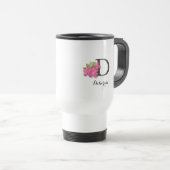 Monogram Roze Azalea Reismok Reisbeker (Voorkant rechts)