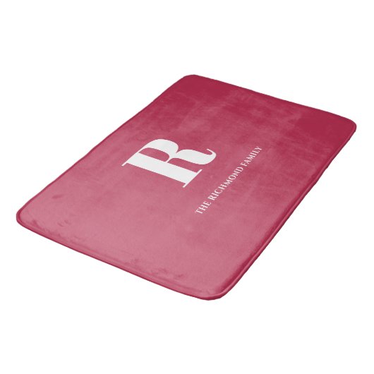 Monogram Roze Badmat (Gekanteld)