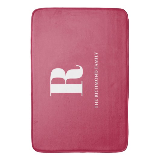Monogram Roze Badmat (Voorkant Verticaal)