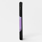 Monogram Roze Bloem Klassiek Zwart Case-Mate iPhone Case (Achterkant/links)