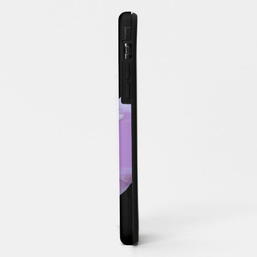 Monogram Roze Bloem Klassiek Zwart Case-Mate iPhone Case (Achterkant/links)