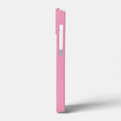 Monogram Roze Bloemen Letter R iPhone Case (Achterkant / Links)