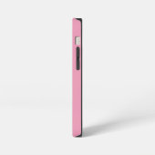 Monogram roze bloemletter R iPhone hoesje iPhone 13 Mini Hoesje (Linkerkant)