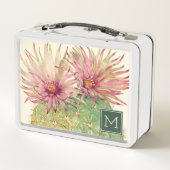 Monogram | Roze bloesems voor Cactus (Achterkant)
