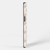 Monogram Roze Bow Coquette iPhone Hoesje (Rechterkant)