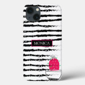 Monogram Roze Cactus Case-Mate iPhone Case (Achterkant)