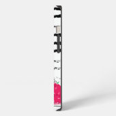 Monogram Roze Cactus iPhone Hoesje (Linkerkant)