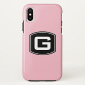 Monogram Roze Case-Mate iPhone Case (Achterkant)
