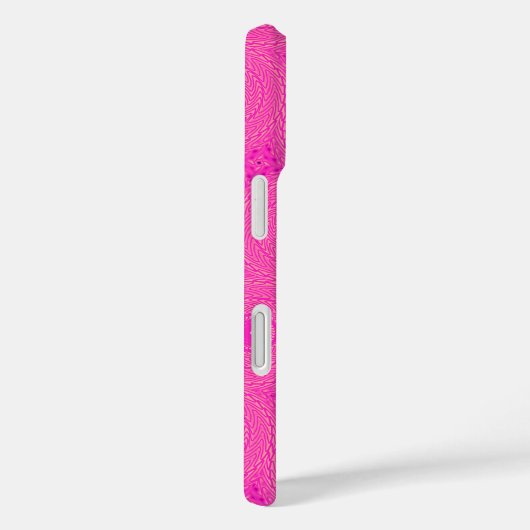 Monogram roze cirkelpatroon Case-Mate iPhone case (Achterkant / Rechts)