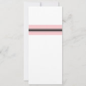 Monogram Roze en Uitnodiging voor het Zwarte Wedde (Achterkant)