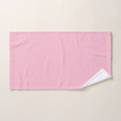 Monogram roze en zwart bad handdoek (Handdoek)