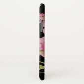 Monogram roze en zwarte Achillea Case-Mate iPhone Case (Achterkant / rechts)