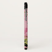 Monogram roze en zwarte Achillea Case-Mate iPhone Case (Achterkant/links)