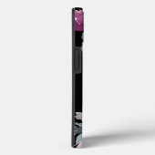 Monogram Roze Floral Case-Mate iPhone Case (Achterkant / Rechts)