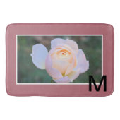 Monogram Roze Geel Roze Goud Badmat (Voorkant)