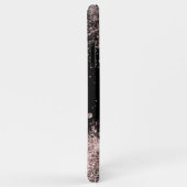 Monogram roze glans Case-Mate iPhone case (Achterkant/rechts)