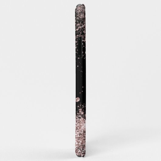 Monogram roze glans Case-Mate iPhone case (Achterkant/rechts)