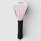 Monogram Roze Golfheadcover (Voorkant)