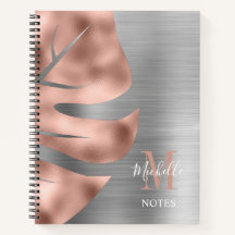 Monogram Roze Goud Grijs Monogram