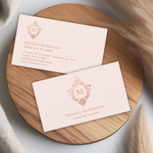 Monogram Roze Goud Krest Initial Elegant