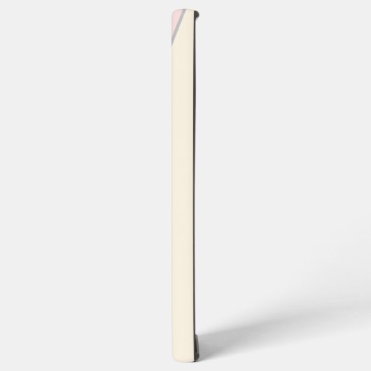 Monogram roze kleur blok samsung galaxy hoesje (Linkerkant)