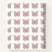 Monogram Roze Kunstenboek Notitieboek (Achterkant)