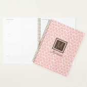 Monogram Roze Leaf Planner (Display)