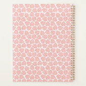 Monogram Roze Leaf Planner (Achterkant)