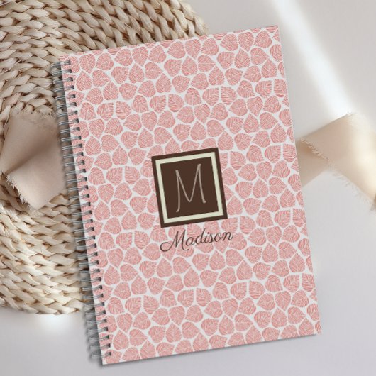 Monogram Roze Leaf Planner