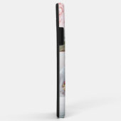 Monogram Roze Marmer 5 Fotocollage Case-Mate iPhone Case (Achterkant/rechts)